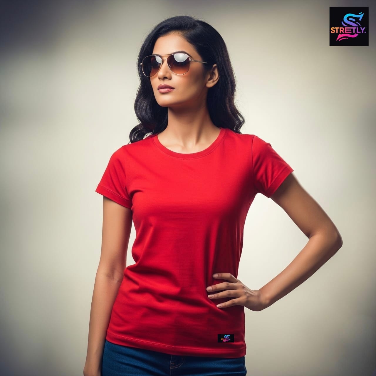 Raging Red|Plain Regular Crew Neck Premium T-shirt|100% Cotton|Unisex