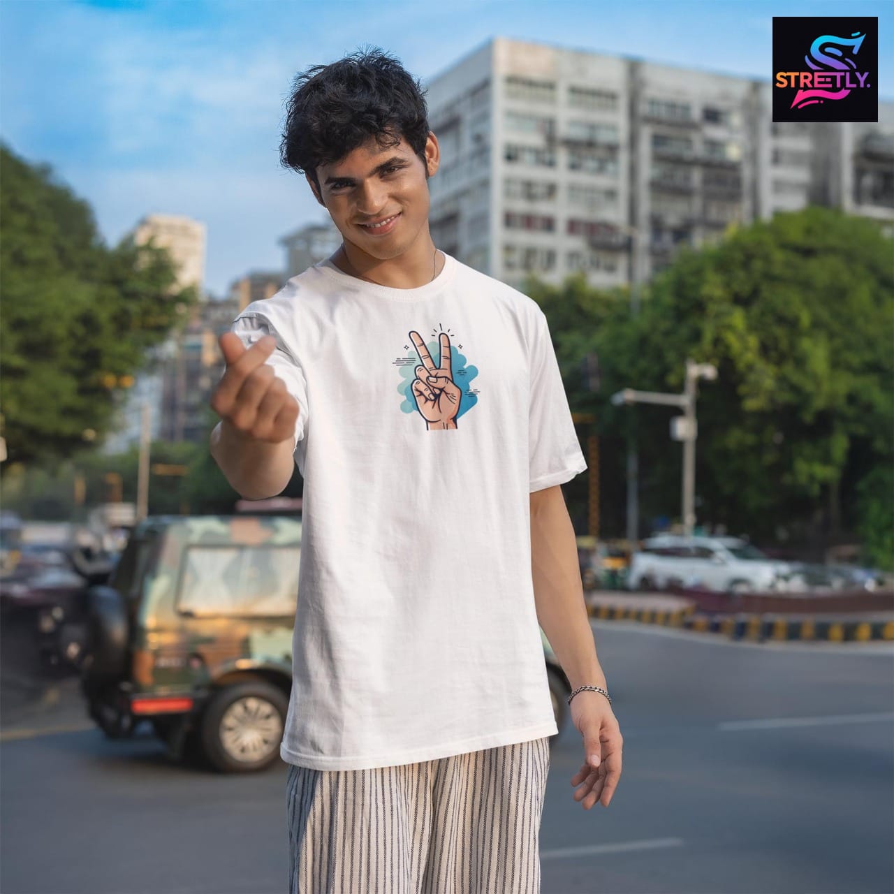 Universal Language|Graphic Printed Oversized Crew Neck Premium T-shirt|100% Cotton|Unisex