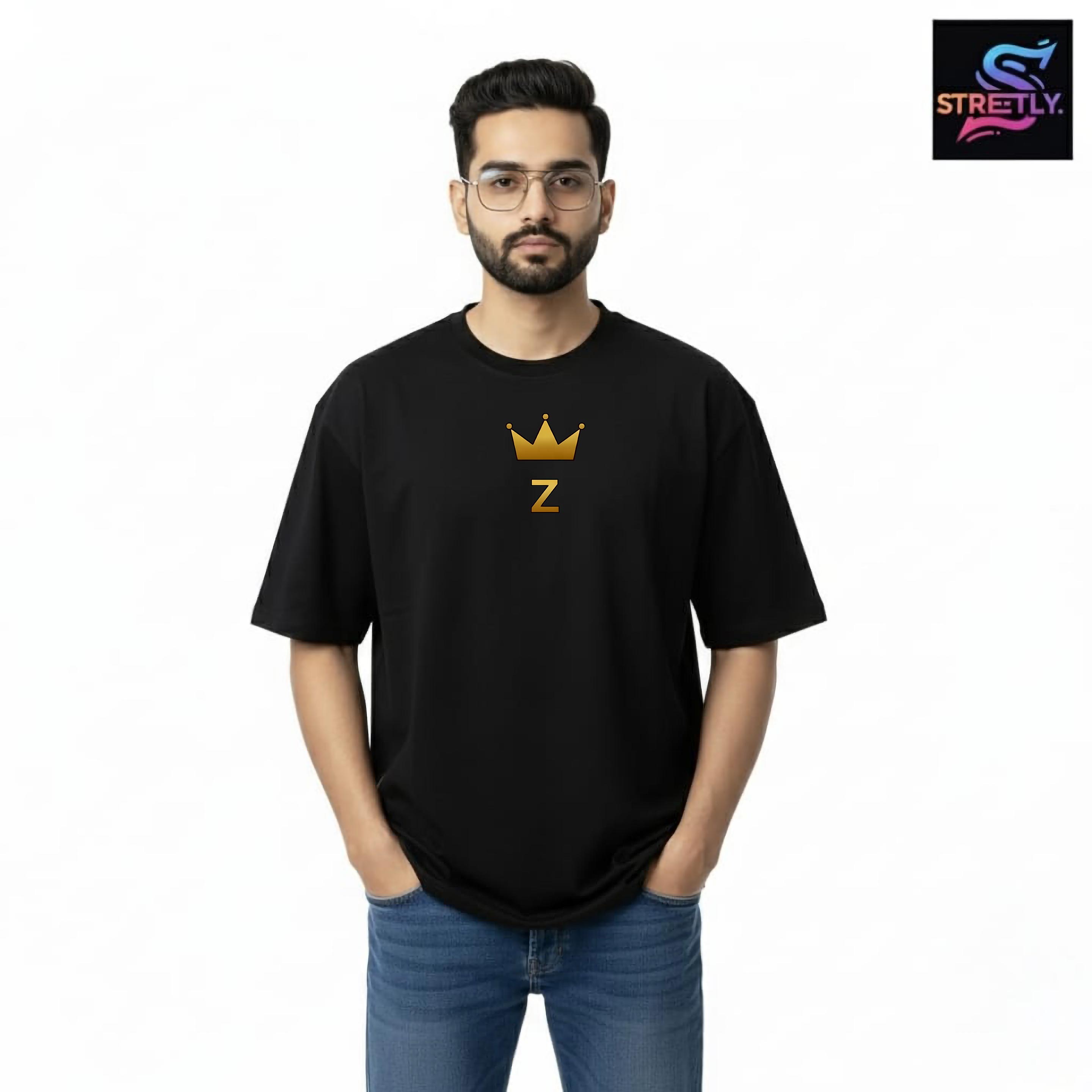 Zeal|Graphic Printed Oversized Crew Neck Premium T-shirt|100% Cotton|Unisex