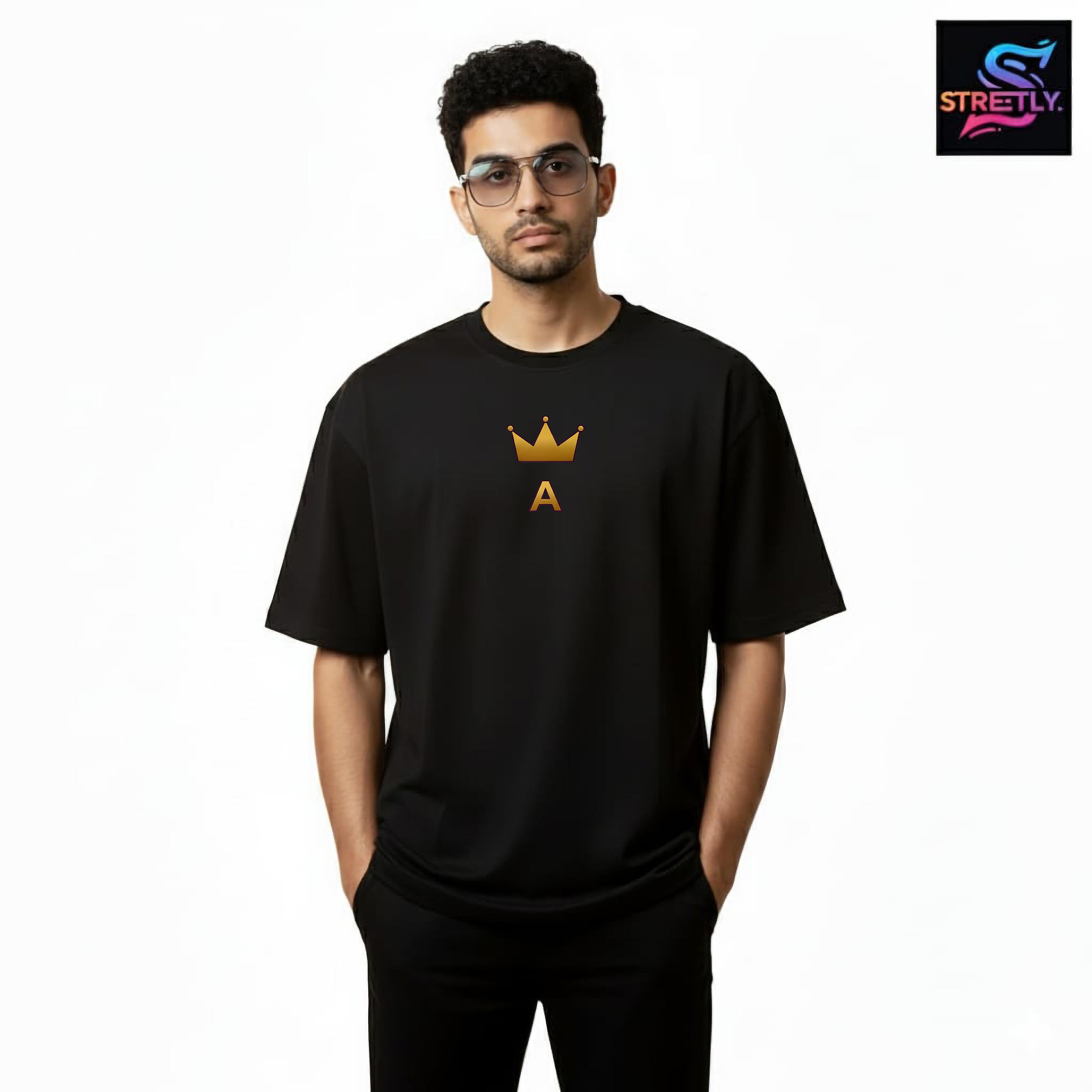 Ascend|Graphic Printed Oversized Crew Neck Premium T-shirt|100% Cotton|Unisex