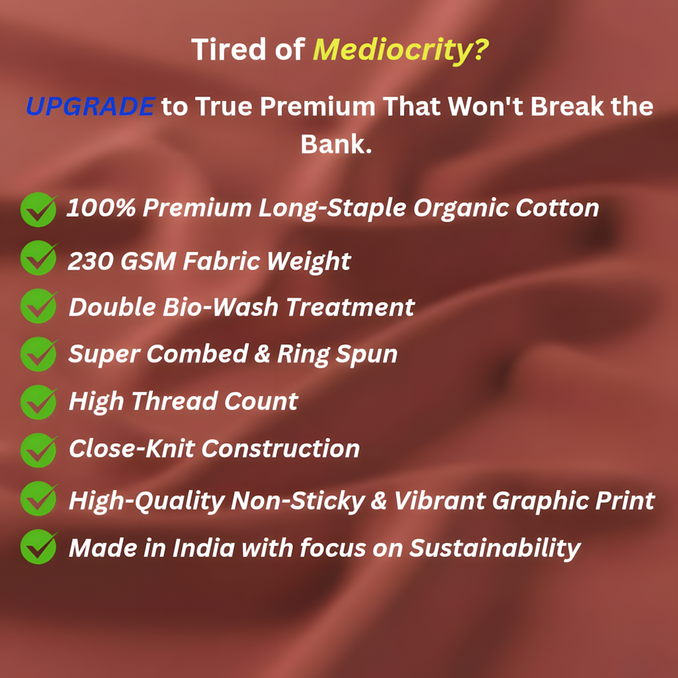 Dark Orange|Plain Regular Crew Neck Premium T-shirt|100% Cotton|Unisex