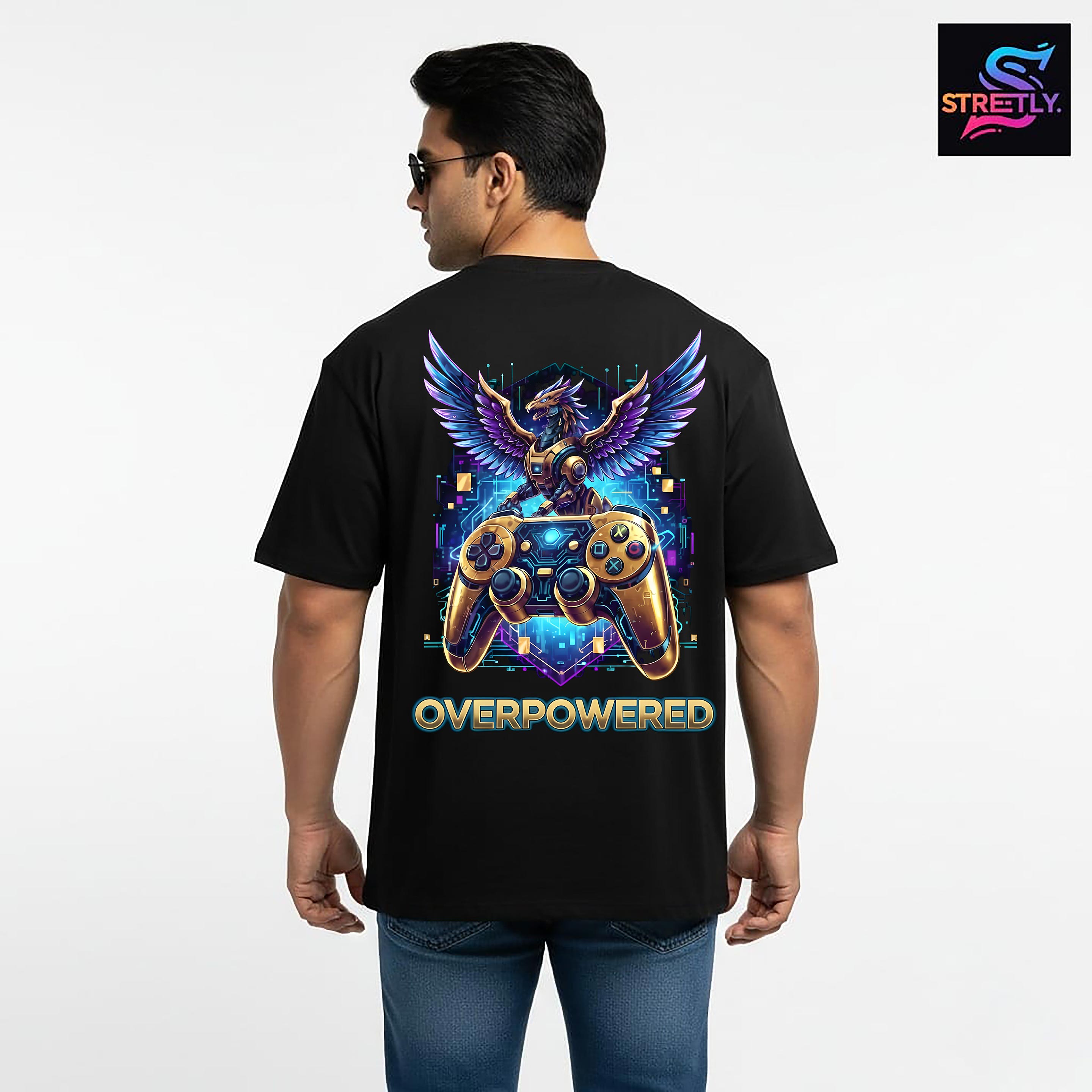 OP|Graphic Printed Oversized Crew Neck Premium T-shirt|100% Cotton|Unisex