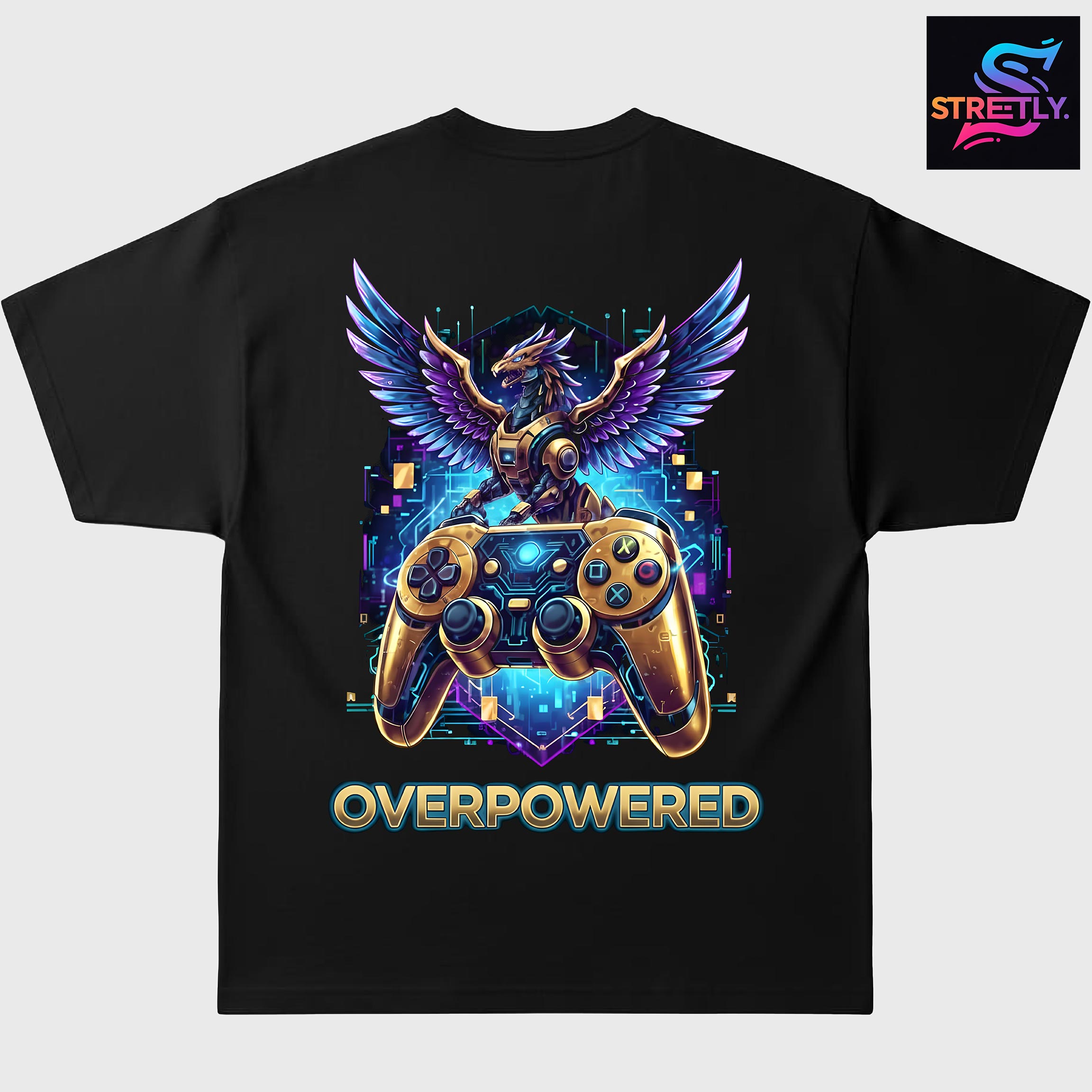 OP|Graphic Printed Oversized Crew Neck Premium T-shirt|100% Cotton|Unisex