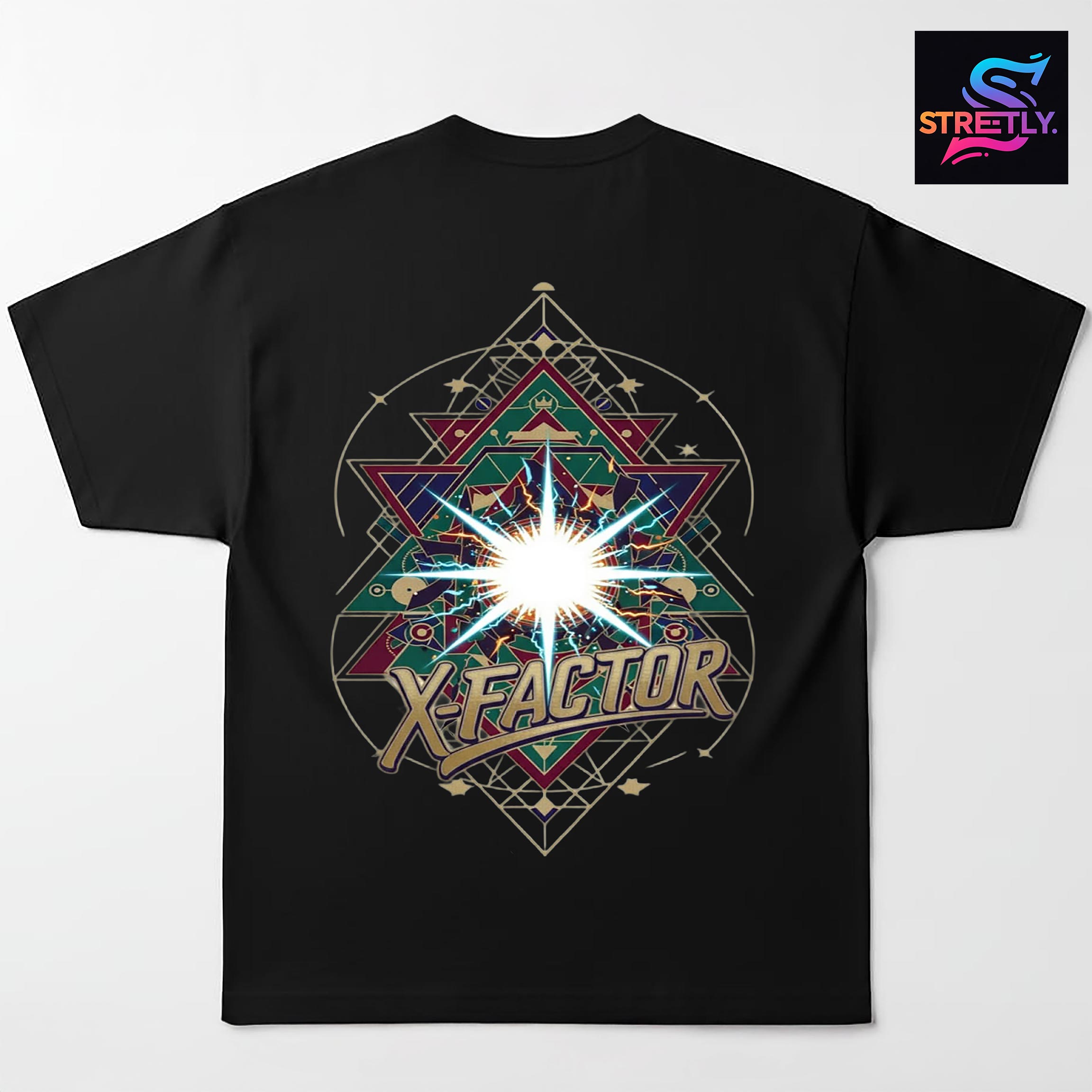 X-Factor|Graphic Printed Oversized Crew Neck Premium T-shirt|100% Cotton|Unisex