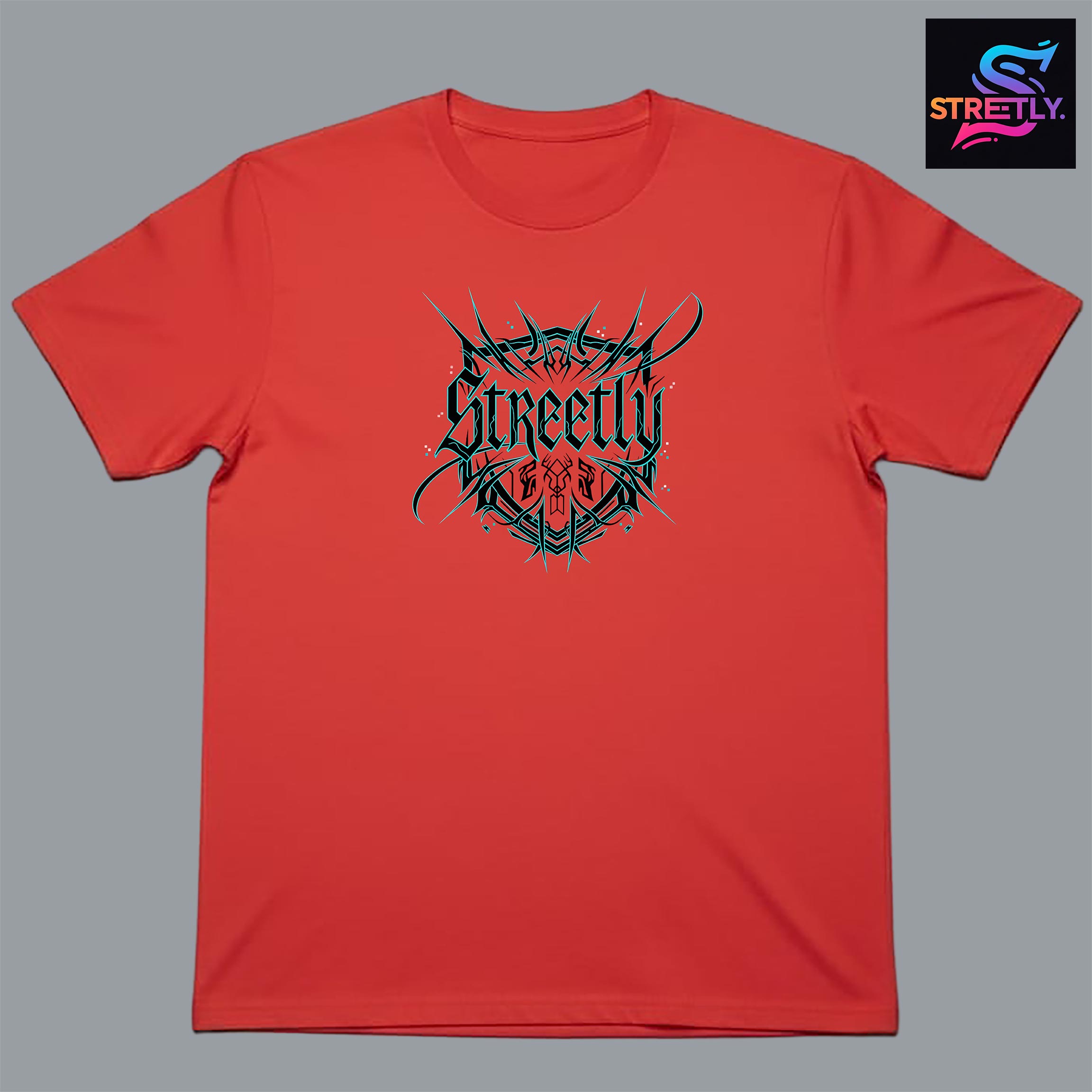 Dark Orange|Graphic Printed Regular Crew Neck Premium T-shirt|100% Cotton|Unisex