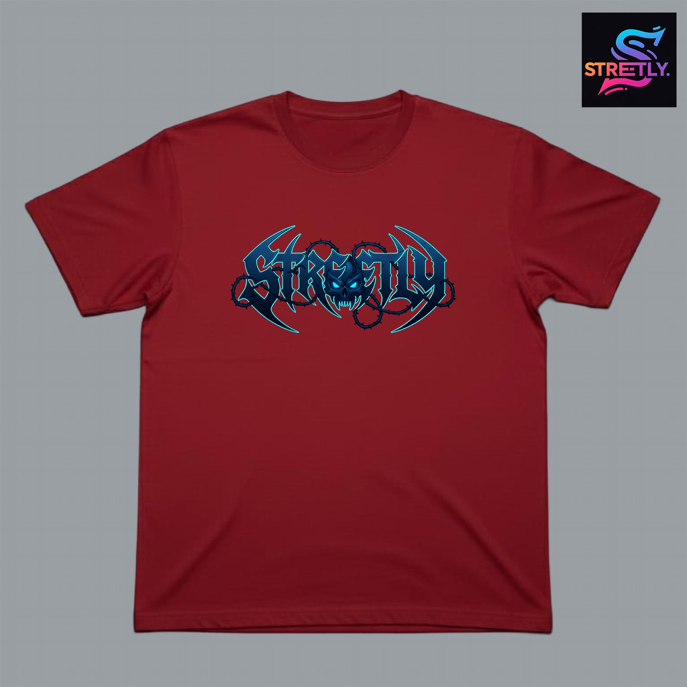 Raging Red|Graphic Printed Regular Crew Neck Premium T-shirt|100% Cotton|Unisex